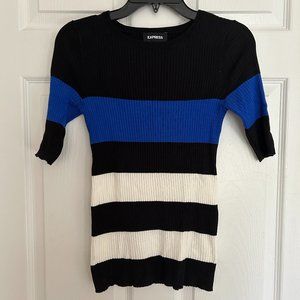 Striped Ribbed Top